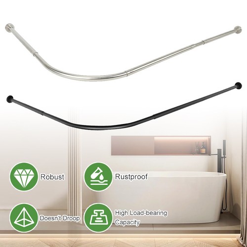 Shaped shower curtain rail - shower,