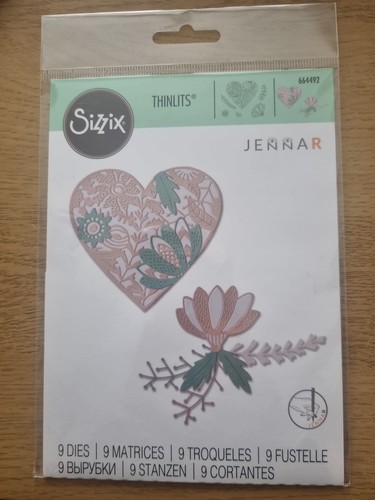 Sizzix bold floral heart - sizzix,