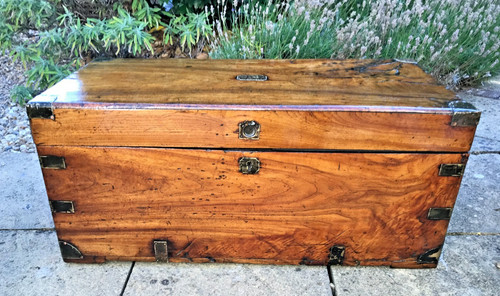 Antique camphor wood seamans - wood, /