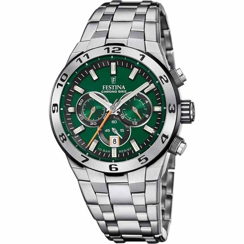 Festina f20670 men green - f20670/2, men's