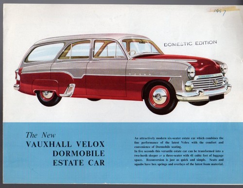 Vauxhall velox dormobile - vauxhall,