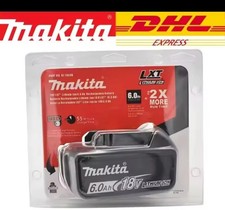 100% Genuine Makita 18V 6Ah Battery–BL Series, Compatible with BL1830/1840/1850.