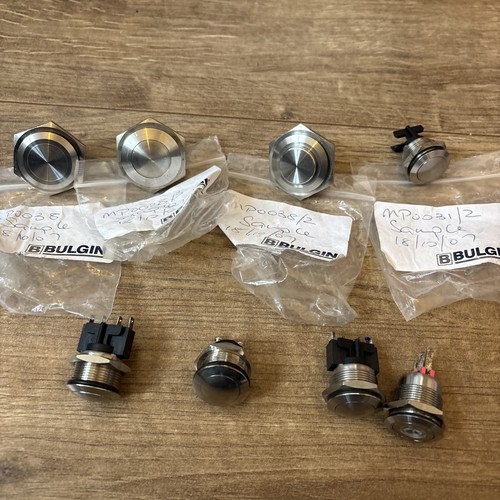 Lot genuine bulgin metal - of, 8
