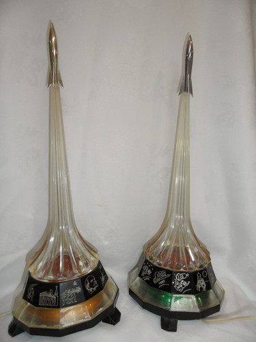 Vintage ussr rocket lamp - ,
