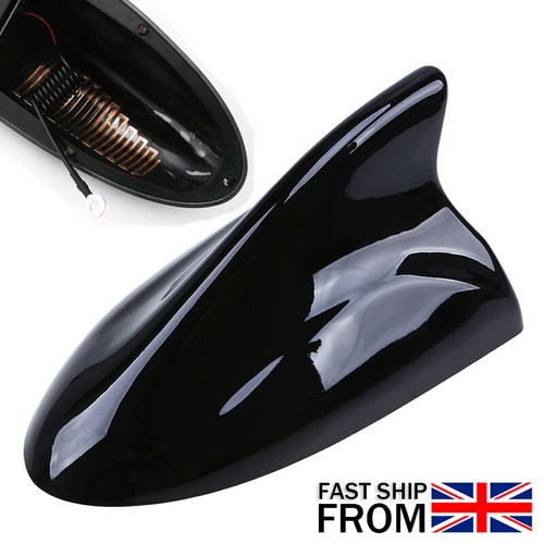 Black car shark fin - black,