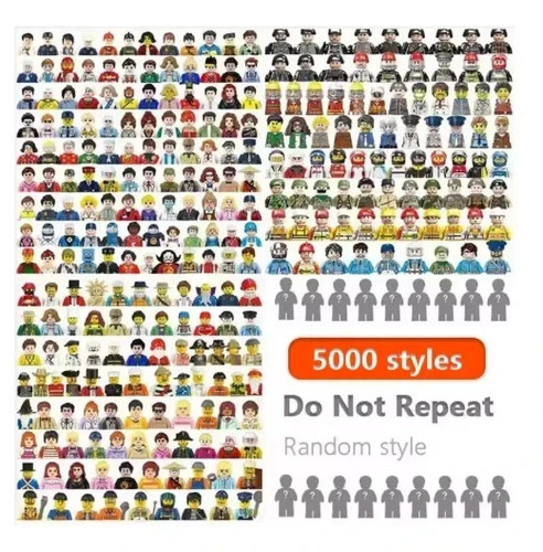 40x minifigures bundle - 40x,