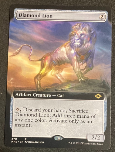 Diamond lion borderless modern - diamond,