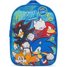 Sonic The Hedgehog Kids Backpack Rucksack Bag Shadow Primary Sports Travel