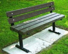 Garden Seat Recycled Plastic Profile Bench Playground School Park Club 3 Person