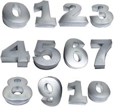 0-9 Cake Tins Large Number