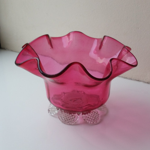 Antique victorian cranberry - antique,