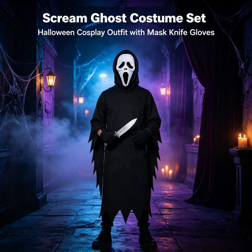 Adult halloween scream ghost - halloween,
