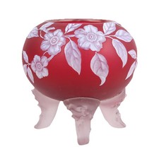 Cameo Glass Webb Fenton Vase