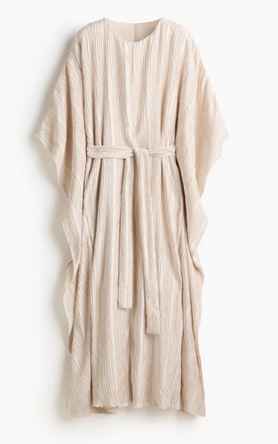 Kaftan dress crinkle satin - kaftan,