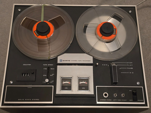 Vintage sanyo reel - sanyo,