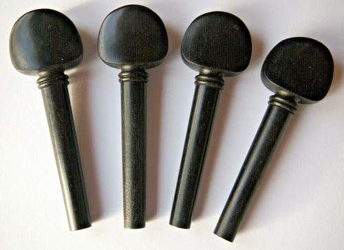 Violin pegs polished ebony - pegs,,