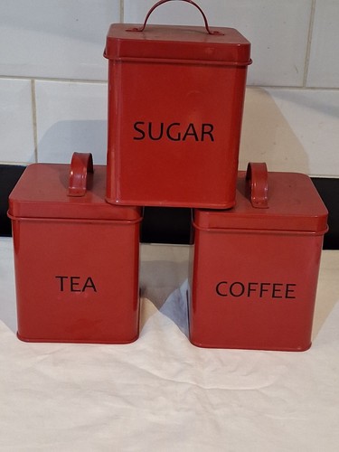 Set tea coffee sugar square - 3,