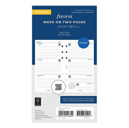 Filofax 2026 personal diary - filofax,