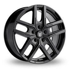 16" FOX VAN  BLACK SILVER GREY ALLOY WHEELS FOR RENAULT MASTER VAN 1250KG LOAD