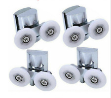 4xTwins Shower Screen Door Rollers Runners Wheels Top&Bottom 23MM Replacement