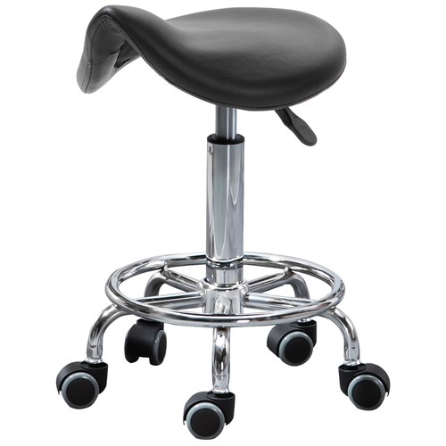 Leather saddle seat hair - seat, salon