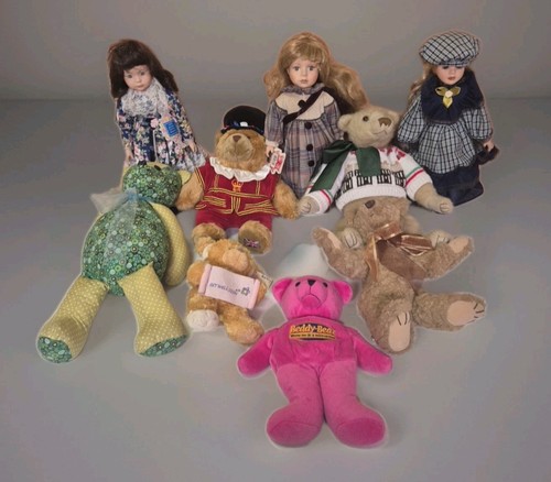 Vintage teddy bears with - vintage,