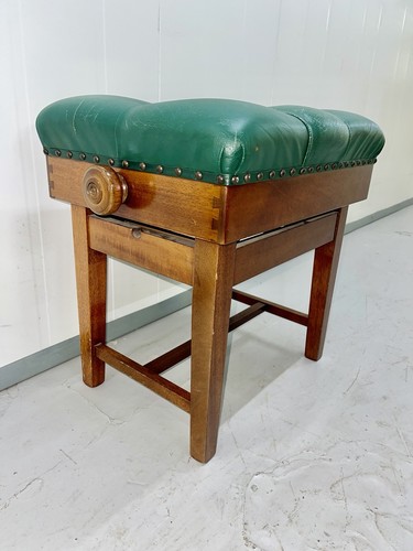 Antique concert piano bench - antique,