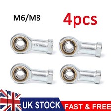 4PCS PHS FEMALE ROD END BEARING ROSE JOINT M6 M8 Right Hand THREAD NEW UK STOCK