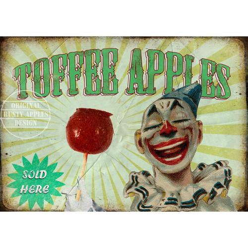 Toffee apples vintage - apples,