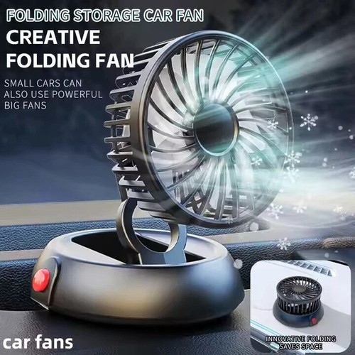 Car cooling air fan dual - car, 5v