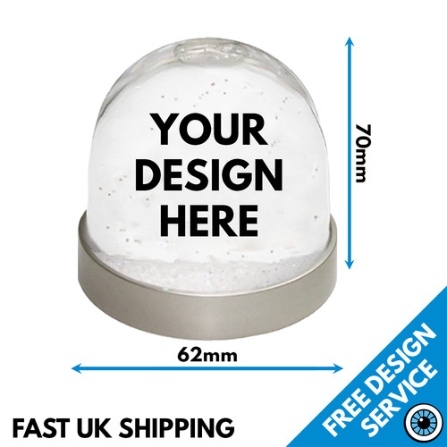 Custom snow globe - snow, •