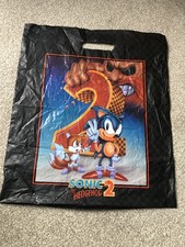 🔥Sonic The Hedgehog 2 Rare Promotional Carrier Bag🔥
