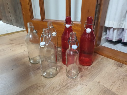 Glass bottles with - bottles,