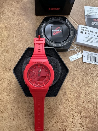 Casio shock 2100 4adr red - g-shock, ga-2100-4adr