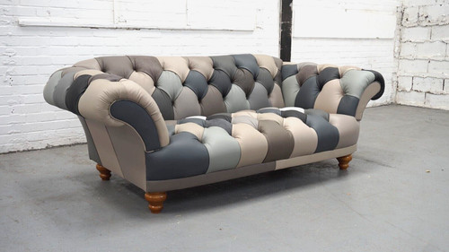 Chesterfield seater sofa in - seater,