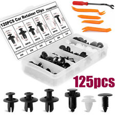 125x Car Plastic Clips Fastener Set Push Retainer Door Trim Panel Fender Rivets