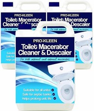15L of Pro-Kleen Toilet Macerator Cleaner & Descaler Compatible With All Saniflo