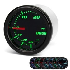 2" Turbo Boost Gauge 7 Color Tinted Digital 0-30 PSI Pressure Meter 52mm