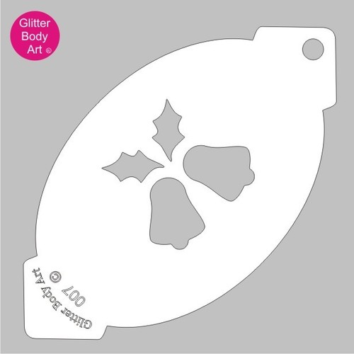 Christmas bells stencil - bells,