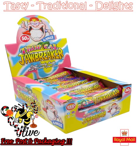 Zed candy tropical jawbreaker - candy,