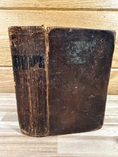 1824 HOLY BIBLE leather