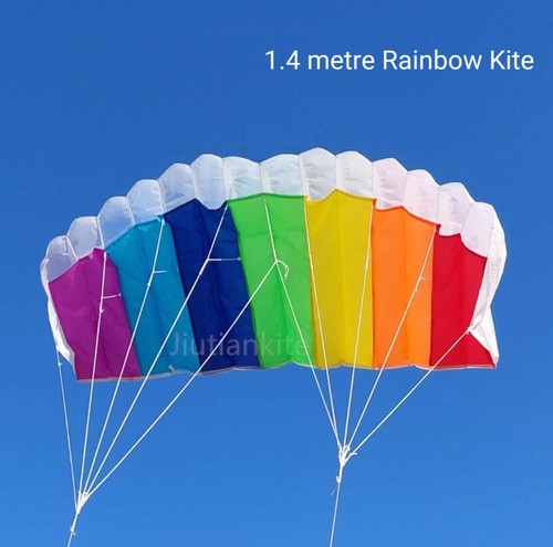 Dual line rainbow kite - rainbow,