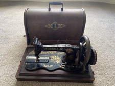 Antique Singer Sewing Machine 1874 1485075 Hand Cranked - Original Wooden Case