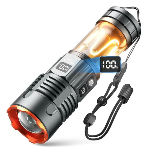 Rechargeable led torch with - rechargeable,