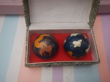 Vintage Chinese Baoding Balls Musical Chime Stress Relievers Health Meditation