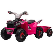 HOMCOM 6V Quad Bike With Back