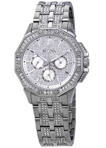 Bulova octava silver dial - bulova,