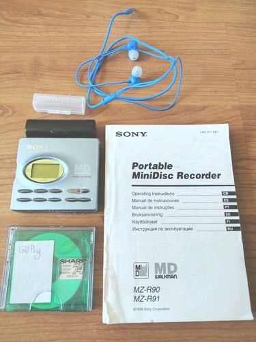 Sony minidisc player - minidisc, recorder