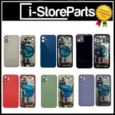 BACK COVER SCOCCA POSTERIORE COMPLETA PULLED APPLE IPHONE 12 TELAIO VETRO FRAME
