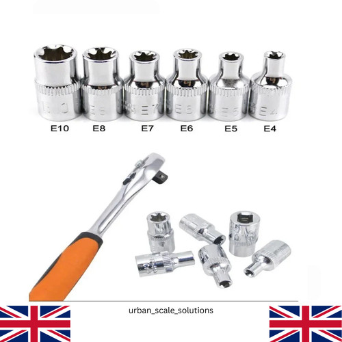 6pcs inch for torx star - 1/4,